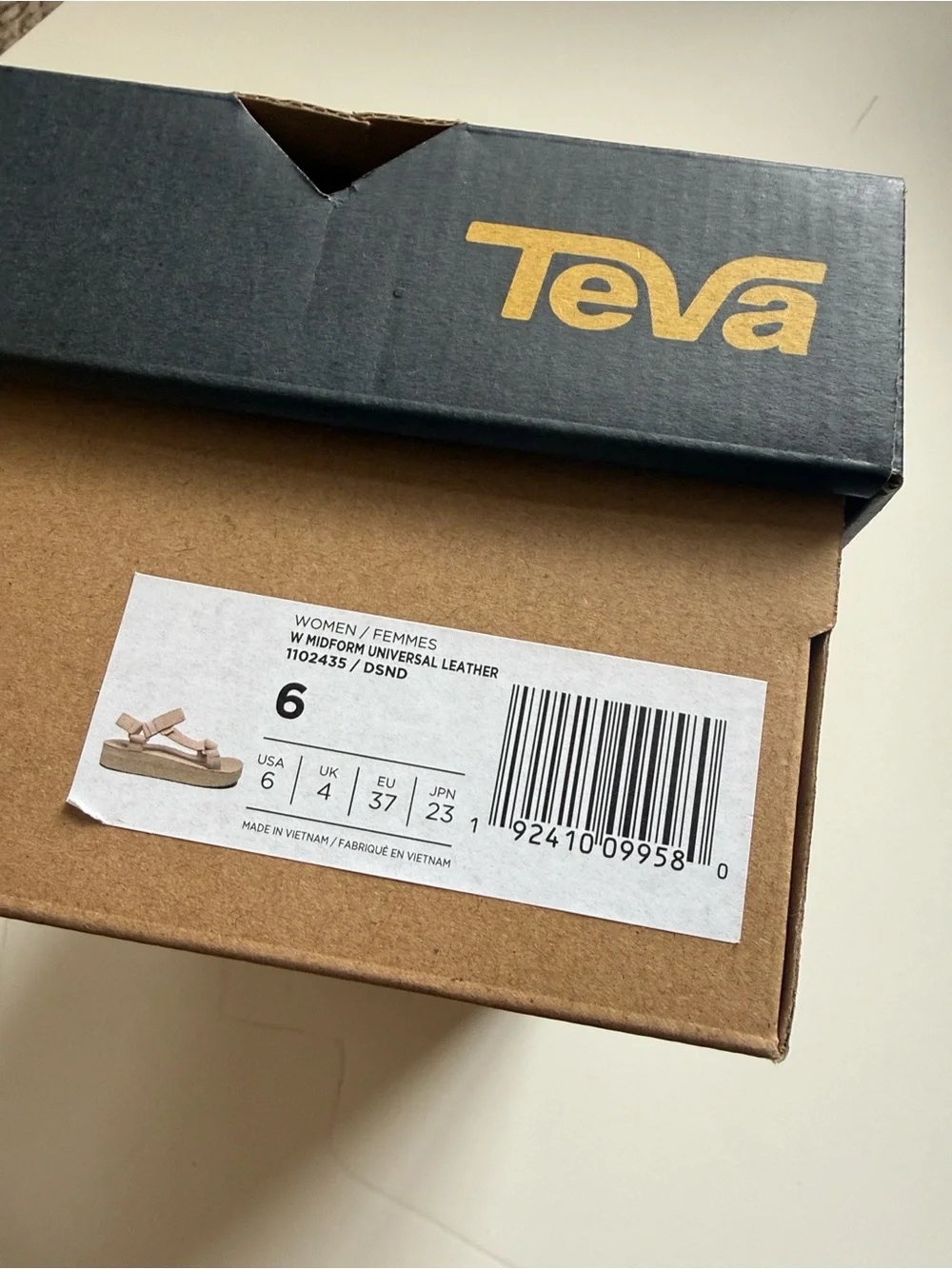 🤎🩴Teva Midform Universal Leather Sandals NIB